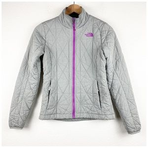The North Face Tamburello Gray Quilted Jacket Size‎ XS